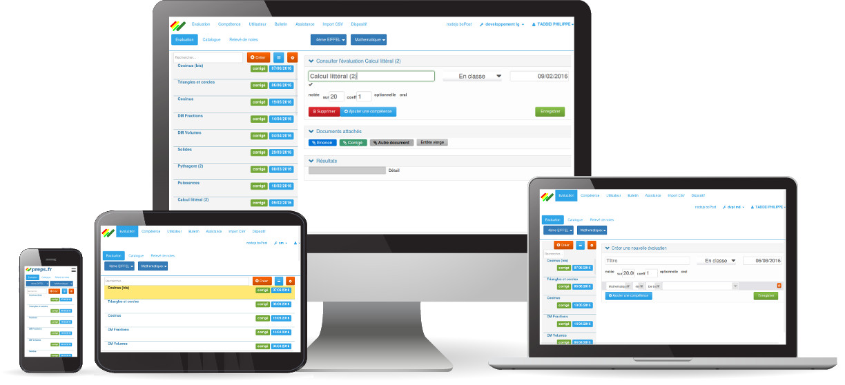 l'évaluation des acquis de formation responsive